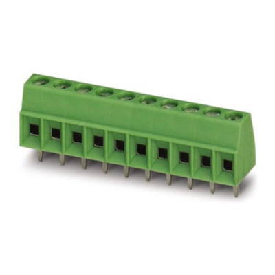 Phoenix Contact SMKDS 1/ 8-3.5 Series PCB Terminal Block, 8-Contact, 3.5mm Pitch, Through Hole Mount, Screw Termination