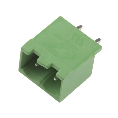 RS PRO 5.08mm Pitch 2 Way Pluggable Terminal Block, Header, Through Hole, Solder Termination