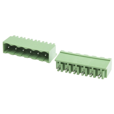 RS PRO 5.08mm Pitch 6 Way Pluggable Terminal Block, Header, Through Hole, Solder Termination