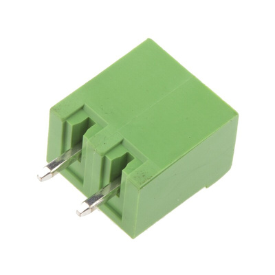 RS PRO 5.0mm Pitch 2 Way Pluggable Terminal Block, Header, Through Hole, Solder Termination