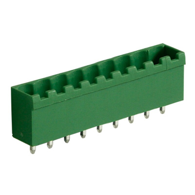 RS PRO 5.0mm Pitch 9 Way Pluggable Terminal Block, Header, Through Hole, Solder Termination