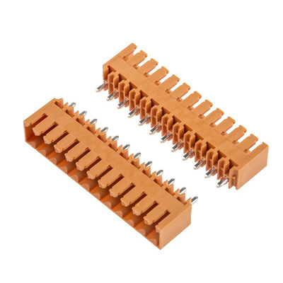 Weidmuller 3.5mm Pitch 12 Way Pluggable Terminal Block, Header, Through Hole, Solder Termination