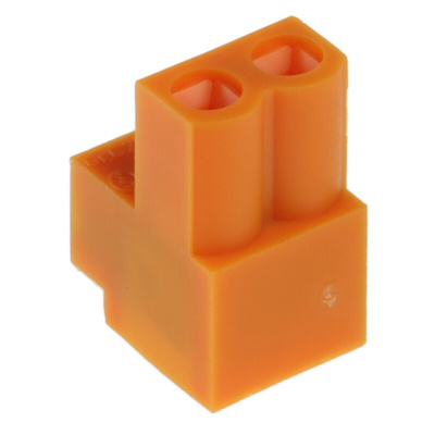 Weidmuller 5.08mm Pitch 2 Way Pluggable Terminal Block, Plug, Cable Mount, Screw Down Termination