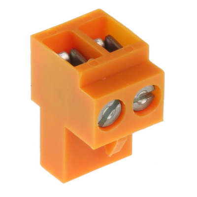 Weidmuller 5.08mm Pitch 2 Way Pluggable Terminal Block, Plug, Cable Mount, Screw Down Termination