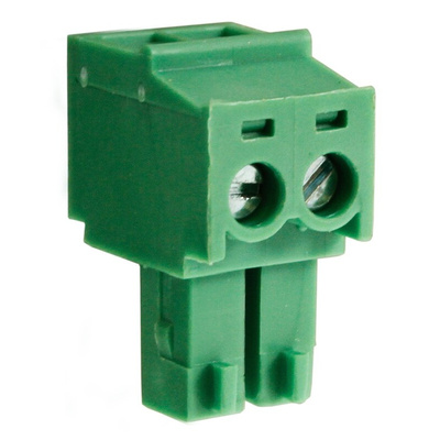 RS PRO 3.81mm Pitch 3 Way Pluggable Terminal Block, Plug, Through Hole, Screw Termination