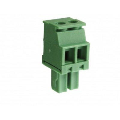 RS PRO 3.81mm Pitch 10 Way Vertical Pluggable Terminal Block, Plug, Through Hole, Screw Termination