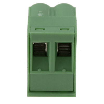 Phoenix Contact 5.08mm Pitch 2 Way Pluggable Terminal Block, Plug, Cable Mount, Screw Termination