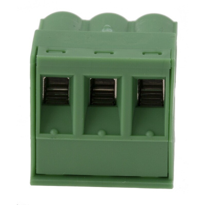 Phoenix Contact 5.08mm Pitch 3 Way Right Angle Pluggable Terminal Block, Plug, Cable Mount, Screw Termination