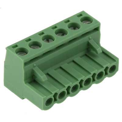 Phoenix Contact 5.08mm Pitch Pluggable Terminal Block, Plug, Cable Mount, Screw Termination