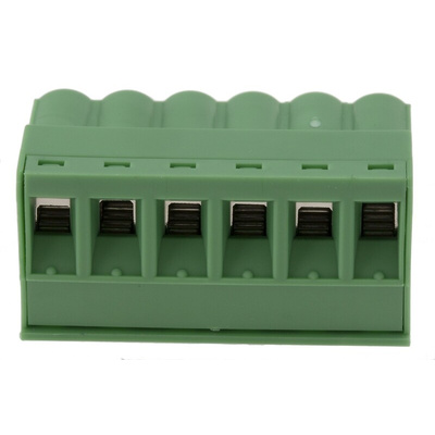 Phoenix Contact 5.08mm Pitch Pluggable Terminal Block, Plug, Cable Mount, Screw Termination