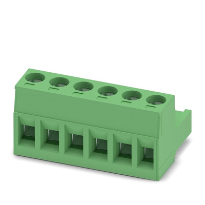Phoenix Contact 5.08mm Pitch Pluggable Terminal Block, Plug, Cable Mount, Screw Termination