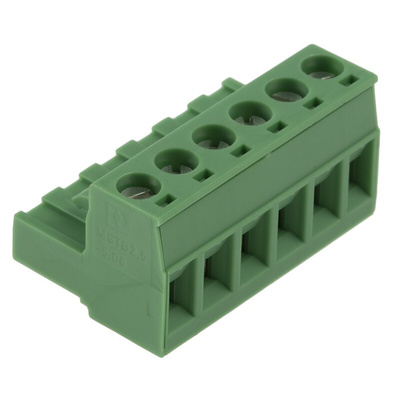 Phoenix Contact 5.08mm Pitch Pluggable Terminal Block, Plug, Cable Mount, Screw Termination