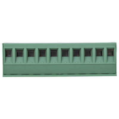 Phoenix Contact 5.08mm Pitch 10 Way Pluggable Terminal Block, Plug, Cable Mount, Screw Termination