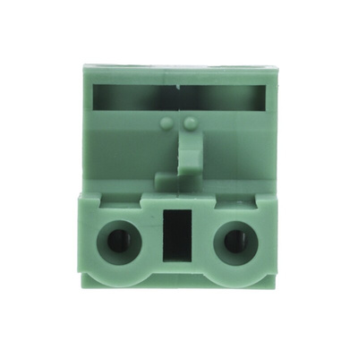 Phoenix Contact 7.62mm Pitch 2 Way Pluggable Terminal Block, Plug, Cable Mount, Screw Termination