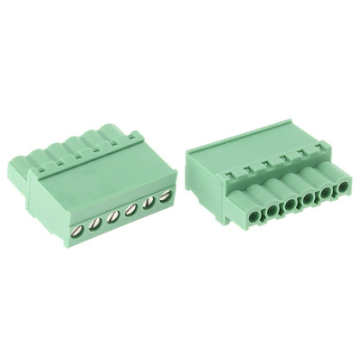 Phoenix Contact 5.08mm Pitch Pluggable Terminal Block, Plug, Cable Mount, Screw Termination