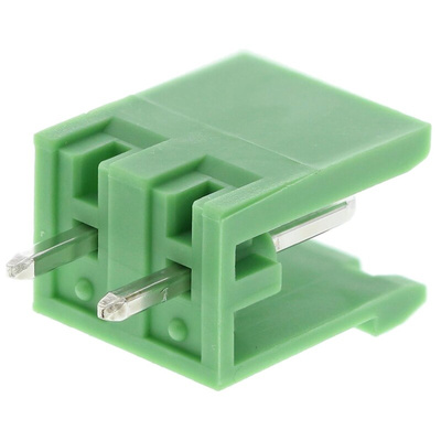 Phoenix Contact 5.08mm Pitch 2 Way Pluggable Terminal Block, Header, Through Hole, Solder Termination