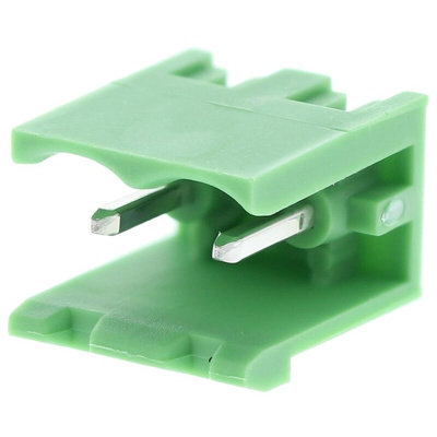 Phoenix Contact 5.08mm Pitch 2 Way Pluggable Terminal Block, Header, Through Hole, Solder Termination