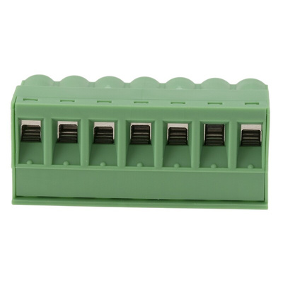 Phoenix Contact 5.08mm Pitch 7 Way Pluggable Terminal Block, Plug, Cable Mount, Screw Termination