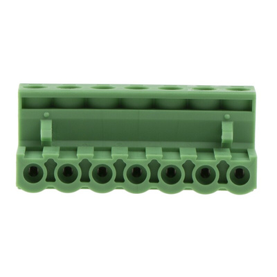 Phoenix Contact 5.08mm Pitch 7 Way Pluggable Terminal Block, Plug, Cable Mount, Screw Termination