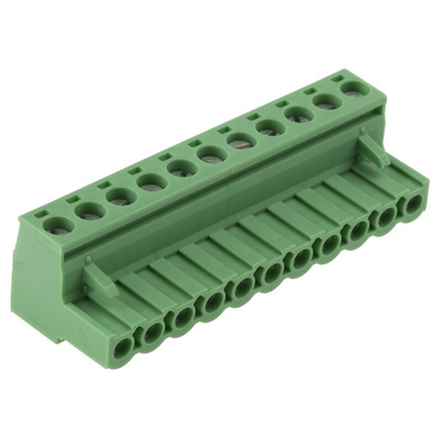 Phoenix Contact 5.08mm Pitch 11 Way Pluggable Terminal Block, Plug, Cable Mount, Screw Termination