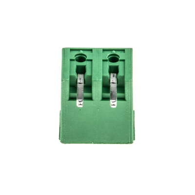 Phoenix Contact 3.81mm Pitch 2 Way Right Angle Pluggable Terminal Block, Header, Through Hole, Solder Termination