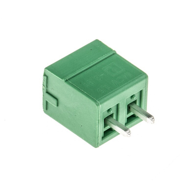 Phoenix Contact 3.81mm Pitch 2 Way Pluggable Terminal Block, Header, Cable Mount, Solder Termination