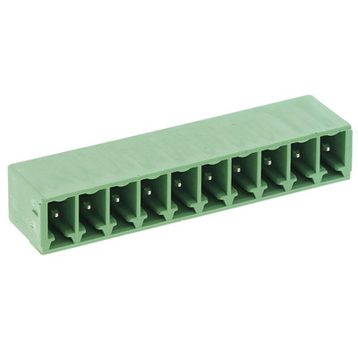Phoenix Contact 3.81mm Pitch 10 Way Pluggable Terminal Block, Header, Through Hole, Solder Termination