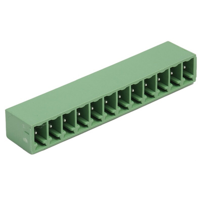 Phoenix Contact 3.81mm Pitch 12 Way Pluggable Terminal Block, Header, Through Hole, Solder Termination