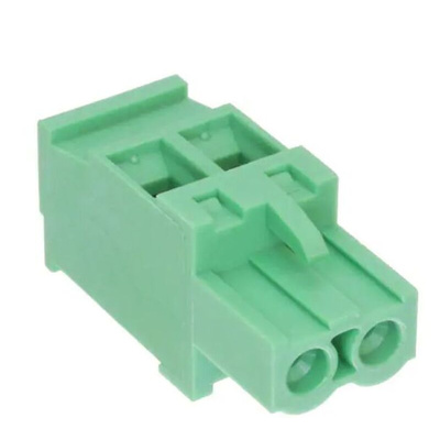 RS PRO 5.08mm Pitch 2 Way Pluggable Terminal Block, Plug, Free Hanging (In Line)