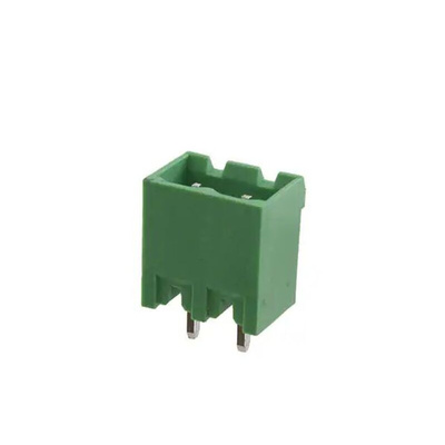 RS PRO 5mm Pitch 2 Way Pluggable Terminal Block, Header, Through Hole