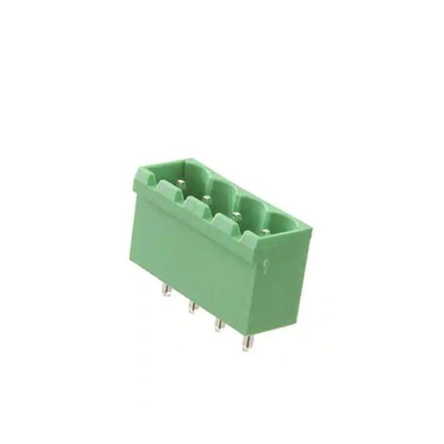 RS PRO 5.08mm Pitch 4 Way Pluggable Terminal Block, Header, Through Hole