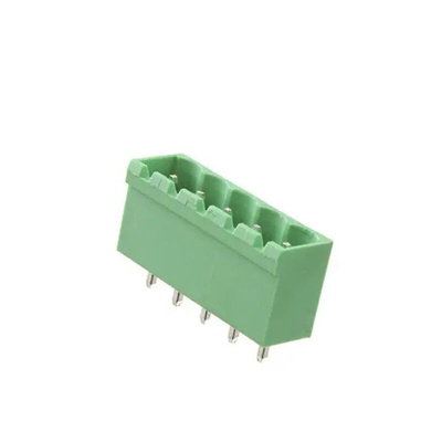 RS PRO 5mm Pitch 5 Way Pluggable Terminal Block, Header, Through Hole