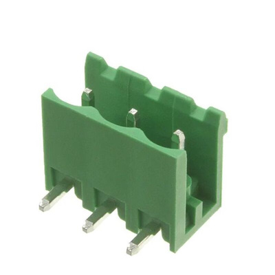 RS PRO 5.08mm Pitch 3 Way Pluggable Terminal Block, Header, Through Hole