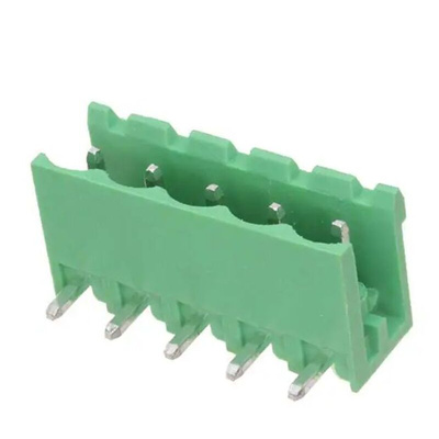 RS PRO 5mm Pitch 5 Way Pluggable Terminal Block, Header, Through Hole