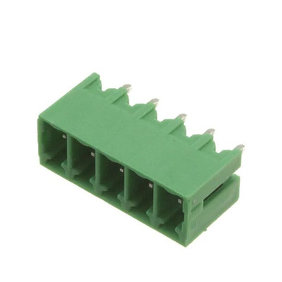 RS PRO 3.81mm Pitch 5 Way Pluggable Terminal Block, Header, Through Hole