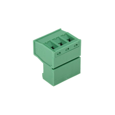 Phoenix Contact 5.08mm Pitch 3 Way Pluggable Terminal Block, Inverted Plug, Cable Mount, Screw Termination