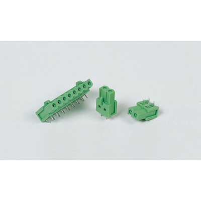 Phoenix Contact 5.08mm Pitch 5 Way Pluggable Terminal Block, Inverted Header, Through Hole, Solder Termination
