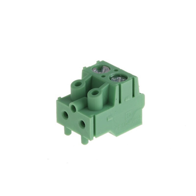 Phoenix Contact 5mm Pitch Pluggable Terminal Block, Plug, Through Hole, Solder Termination