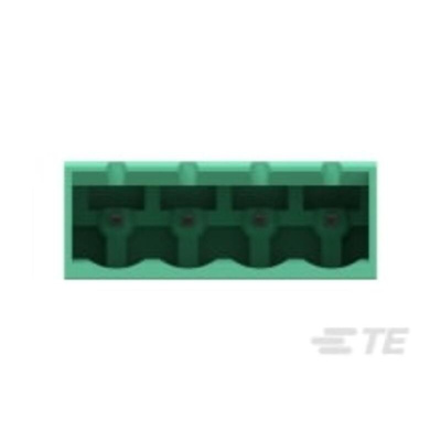 TE Connectivity 5.08mm Pitch 4 Way Pluggable Terminal Block, Header, Through Hole, Solder Termination