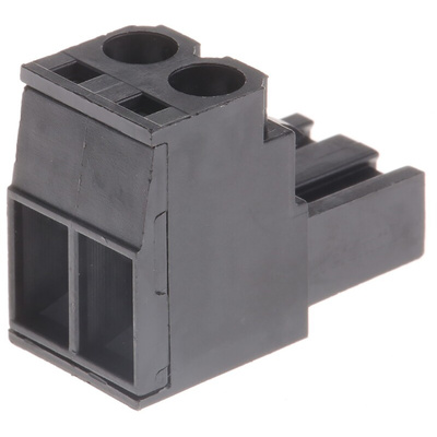 Weidmuller 5.08mm Pitch 2 Way Pluggable Terminal Block, Plug, Cable Mount, Screw Termination