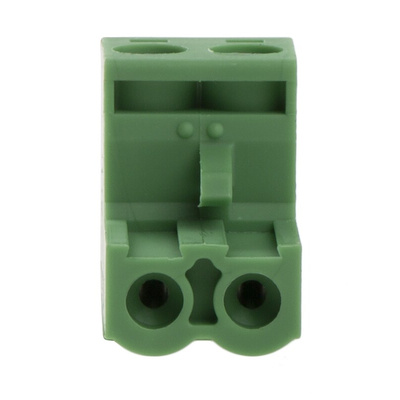 Phoenix Contact 5.08mm Pitch 2 Way Pluggable Terminal Block, Plug, Plug-In, Screw Termination