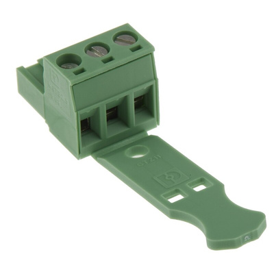 Phoenix Contact 5.08mm Pitch 3 Way Pluggable Terminal Block, Plug, Plug-In, Screw Termination