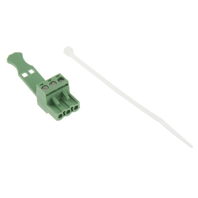 Phoenix Contact 5.08mm Pitch 3 Way Pluggable Terminal Block, Plug, Plug-In, Screw Termination