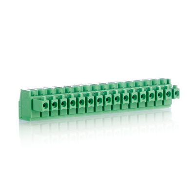 Phoenix Contact 3.81mm Pitch 16 Way Pluggable Terminal Block, Plug, Cable Mount, Screw Termination
