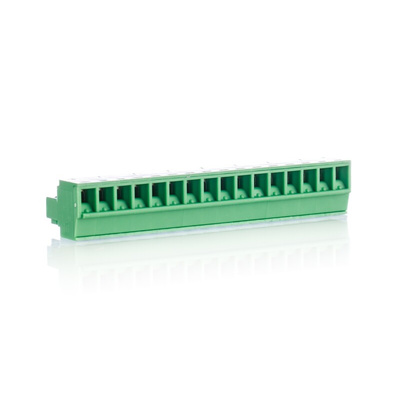 Phoenix Contact 3.81mm Pitch 16 Way Pluggable Terminal Block, Plug, Cable Mount, Screw Termination