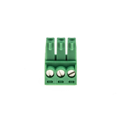 Phoenix Contact 3.5mm Pitch 3 Way Pluggable Terminal Block, Plug, Cable Mount, Screw Termination
