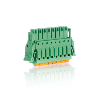 Phoenix Contact 3.5mm Pitch 8 Way Pluggable Terminal Block, Plug, Cable Mount, Spring Cage Termination