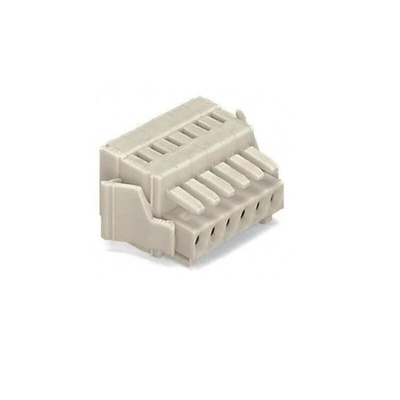 Wago 3.5mm Pitch 12 Way Pluggable Terminal Block, Plug, Through Hole, Screw Termination