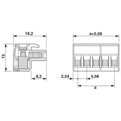 Phoenix Contact 5.08mm Pitch 12 Way Pluggable Terminal Block, Plug, Screw Termination
