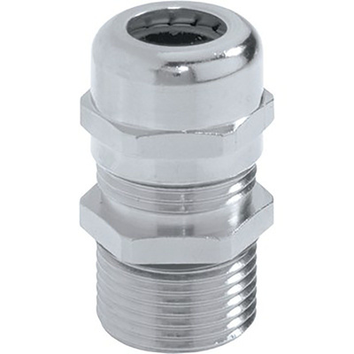 Lapp Skintop M16 Cable Gland With Locknut, Nickel Plated Brass, IP68